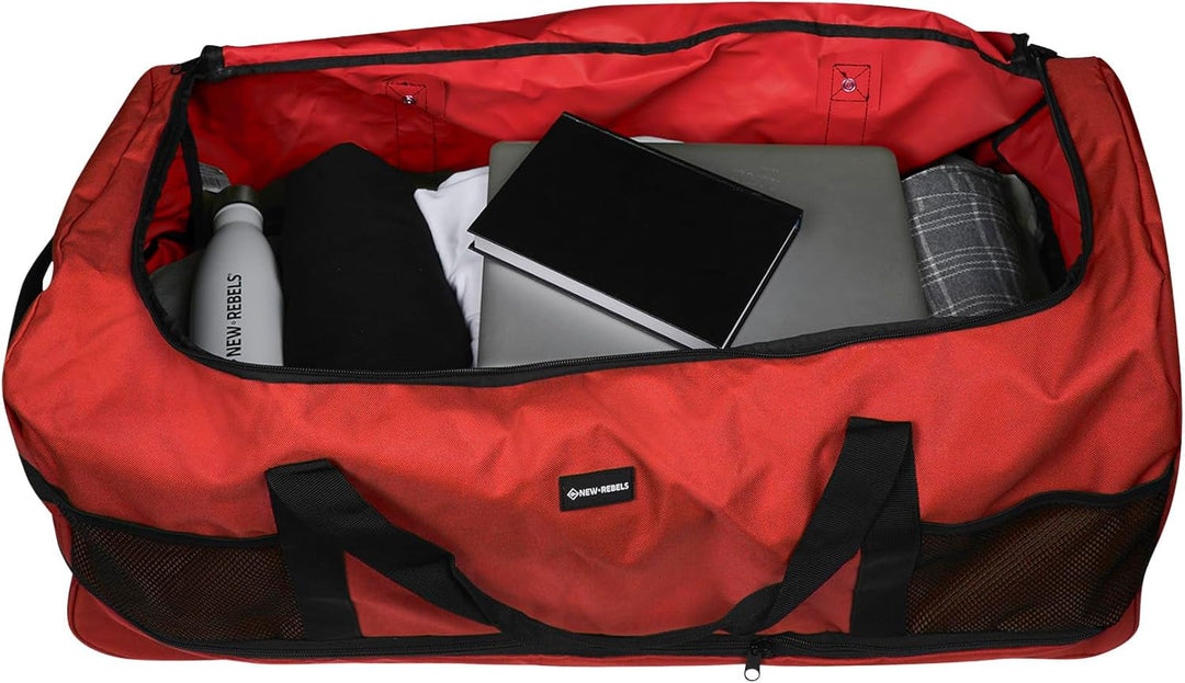 Airmont Newark Roll-Trolley 600d Basic New Rebels Rot, 35 x 35 x 80 cm, Unisex, Erwachsene Dark Red,