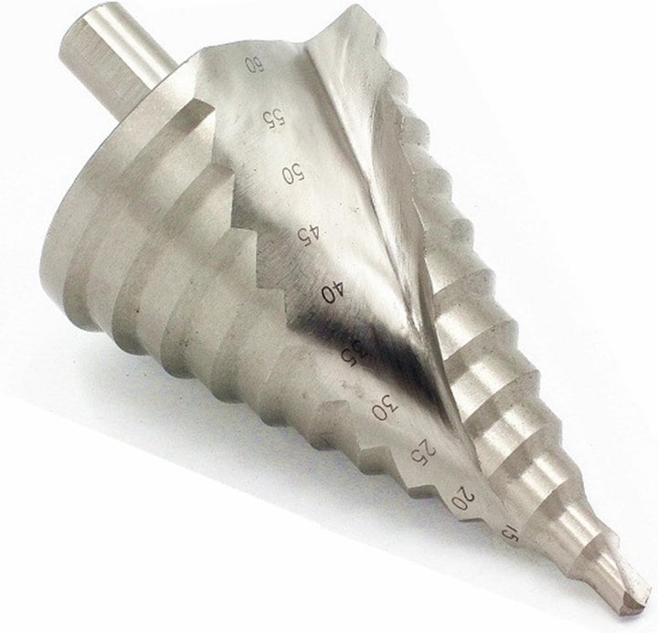 LEXPON Profi Stufenbohrer Spiralnut HSS Kegelbohrer HSS-Stufenbohrer Schälbohrer mit box Konusbohrer