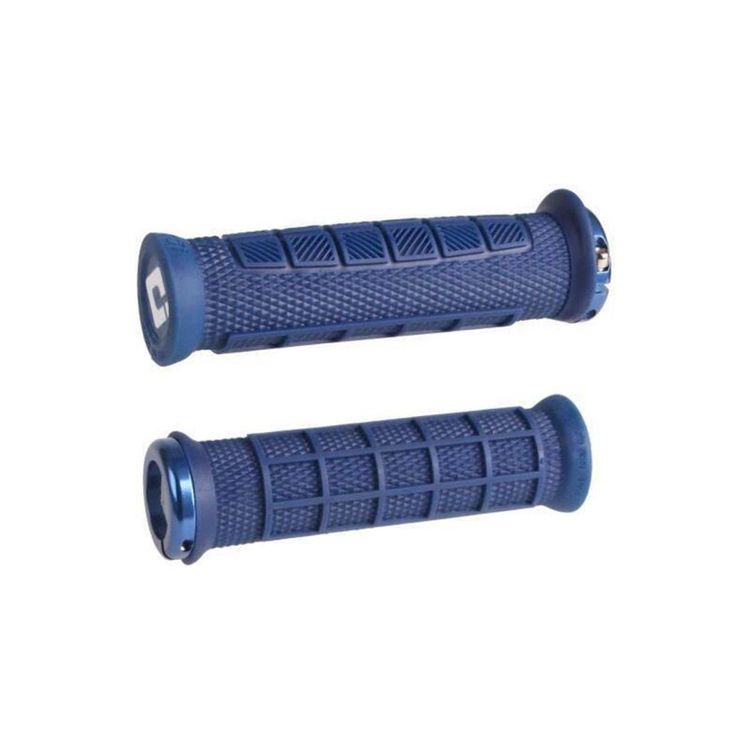 ODI Unisex – Erwachsene Elite Pro Griffe 130mm navy blau, 130mm navy blau