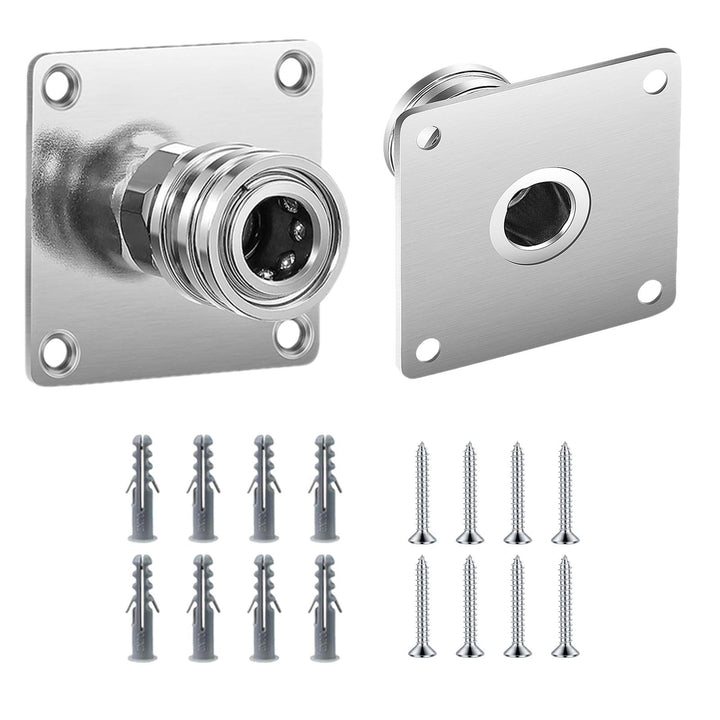 2 Sets Wandhalterung Schaumkanone Schaumkanone Rack Hochdruckreiniger Halterung Edelstahl Schnellans