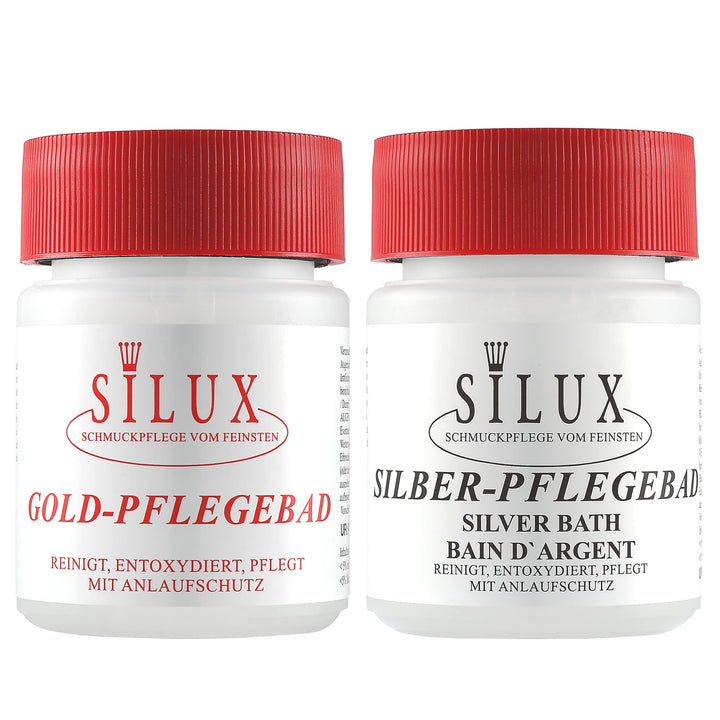 Silberbad und Goldbad für Schmuck 2x 200 ml Made in Germany Silberreiniger für Schmuck Schmuckreinig