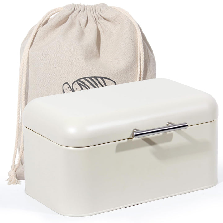 SYLANDO Brotkasten aus Metall mit Edelstahlgriff, Brot Lange Aufbewahren, Retro Brot Box, Brotaufbew