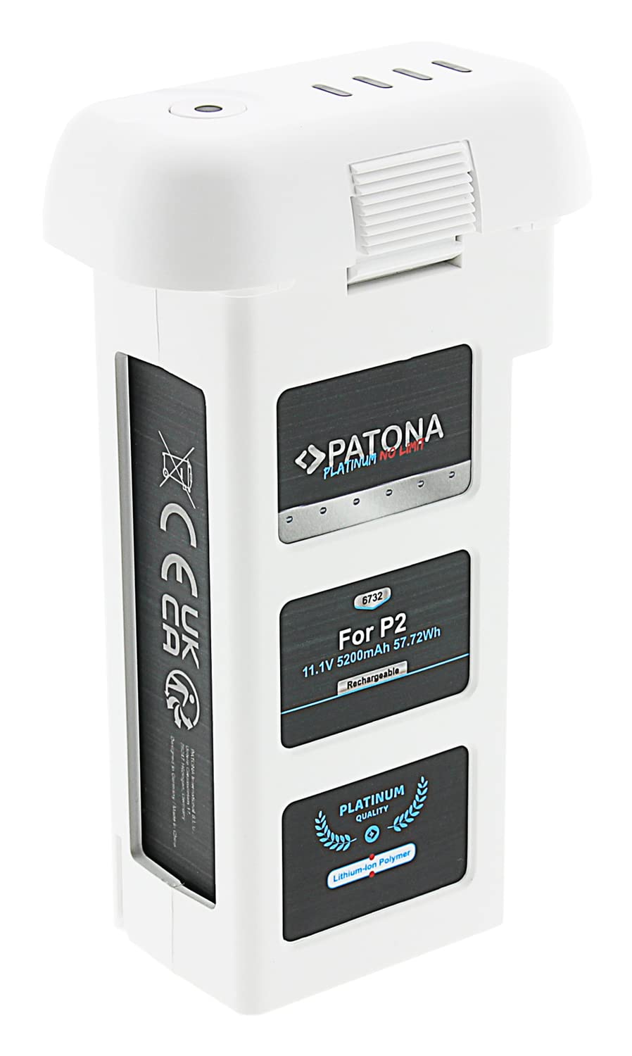 PATONA Phantom 2 (Platinum 6732) Ersatz für Akku DJI Phantom 2 Phantom 2 Vision (733496), Phantom 2