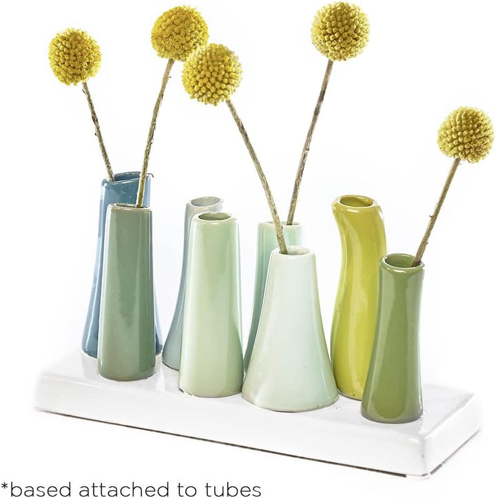 Chive,Pooley 2, einzigartige rechteckige Keramik-Blumenvase, kleine Knospenvase, dekorative Blumenva