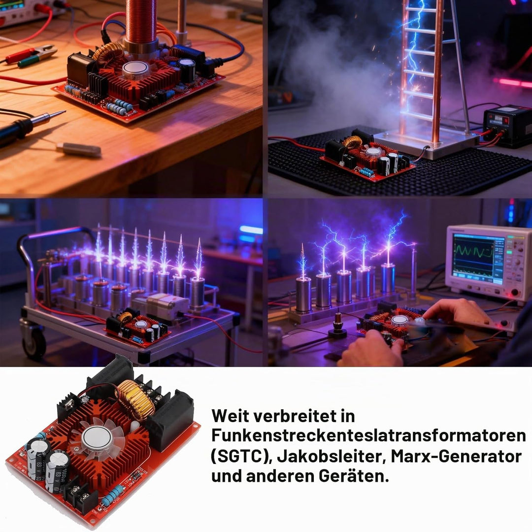 ZVS Treiberplatine Spule Stromversorgung Boost Hochspannungsspule Flyback-Treiber Generator Heizmodu