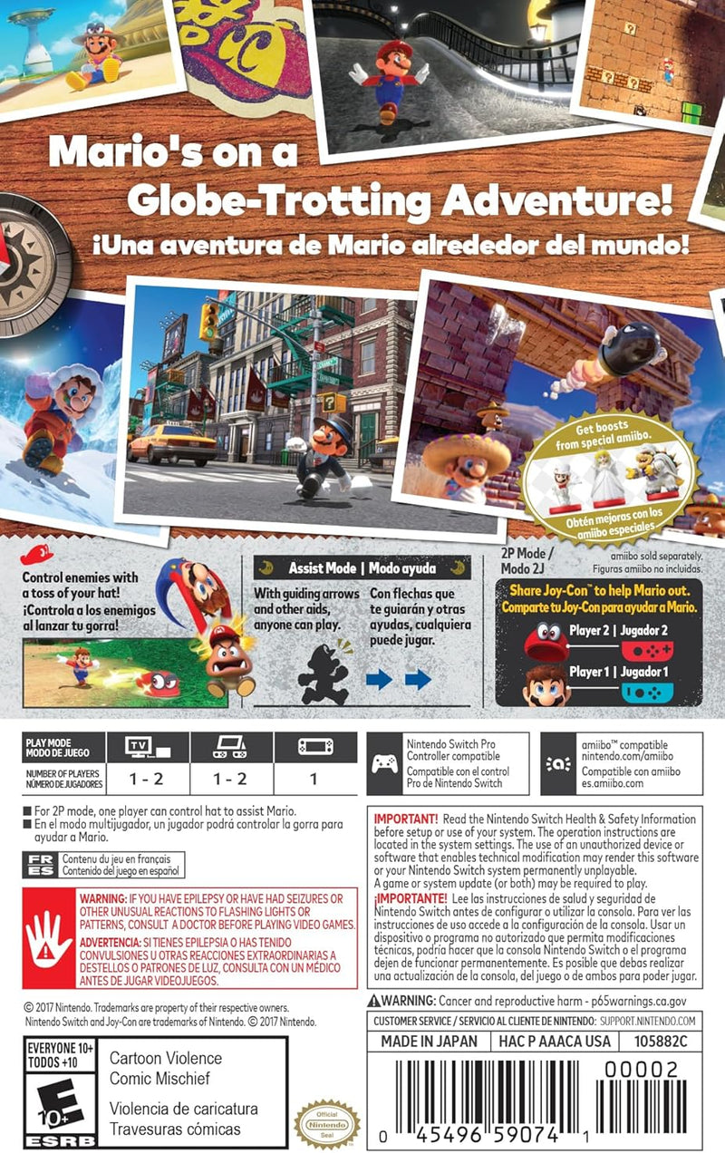 Super Mario Odyssey Nintendo Switch