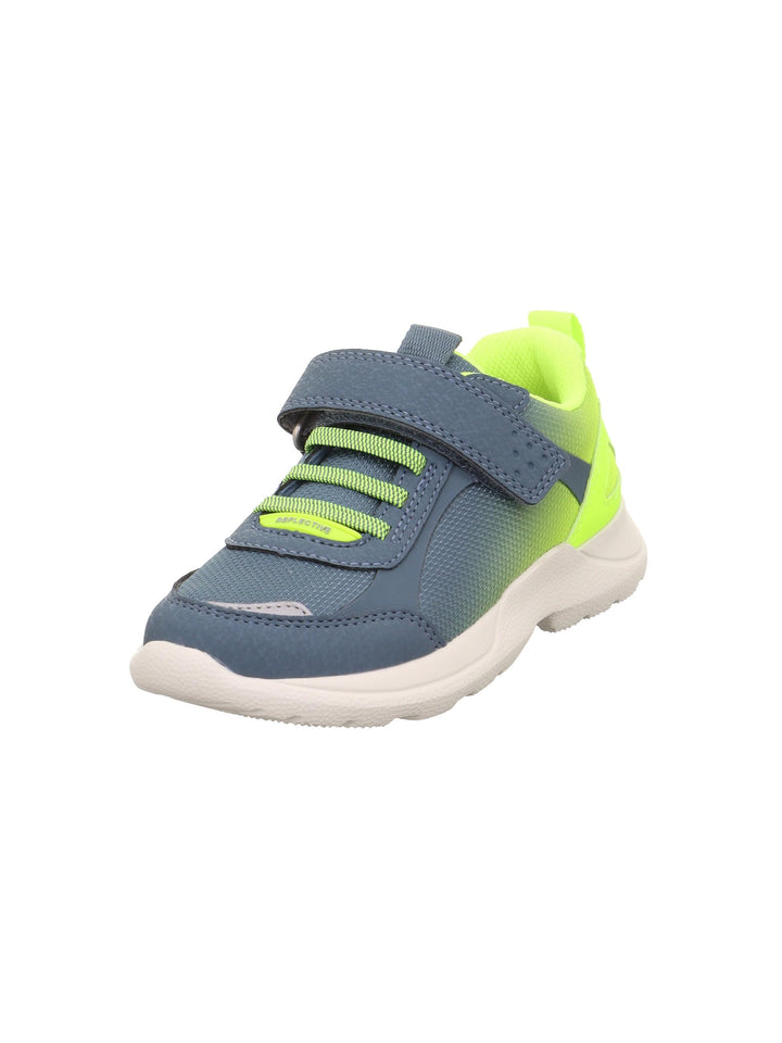 Superfit Rush Sneaker 1-000211 Jungen 25 EU Blau Gelb 8090, 25 EU Blau Gelb 8090