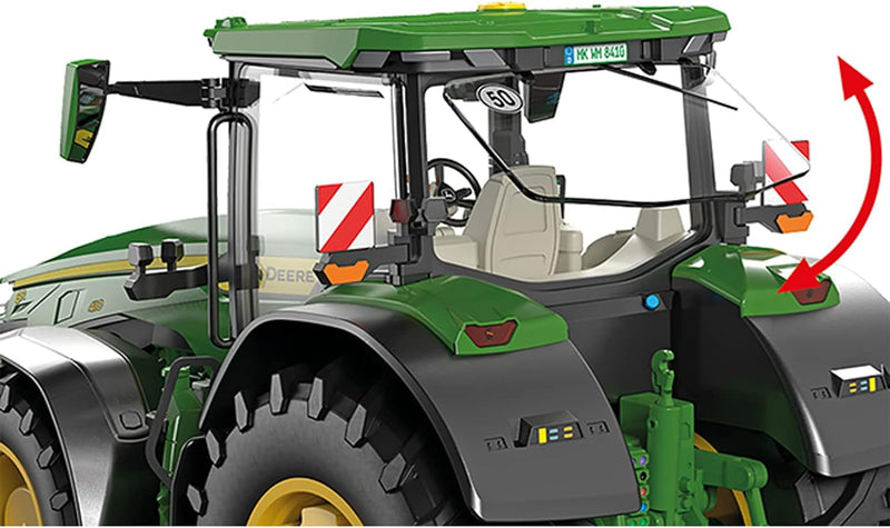 WIKING 077859 John Deere 8R 410 Modelltraktor, 1:32, Metall/Kunststoff, Ab 14 Jahre, Viele Funktione