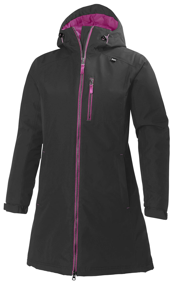 Helly Hansen Damen Belfast Langer Winterjacke XS Holzkohle, XS Holzkohle