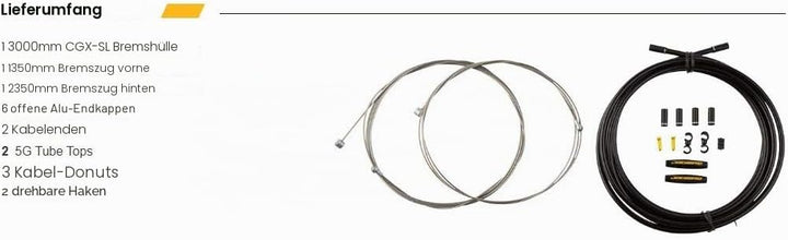 Jagwire Universal-Sport-Set für Kabel/Mantel für Erwachsene, Rosa, Rosa