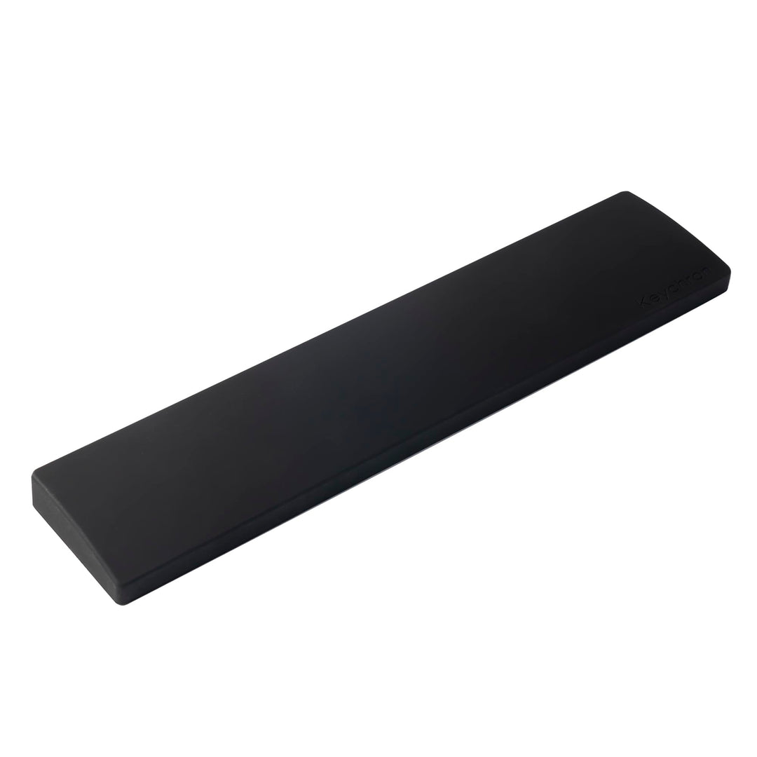 Keychron Schwarze Silikon-Handgelenk- und Handballenauflage, 327 mm (12,89 Zoll) für 75% kompakte Ta