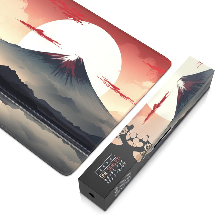 TITANWOLF - XXL Speed Gaming Mauspad 900 x 400mm - XXL Mousepad - Tischunterlage Large Size - verbes