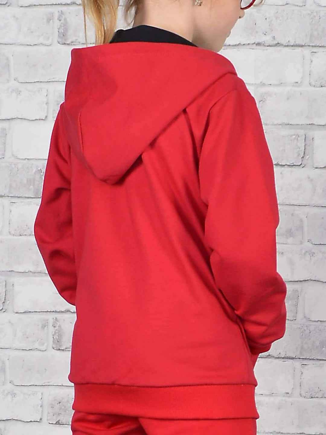 KMISSO Mädchen Sweatjacke mit Kapuze Kinder Hoodie Jacke – Reissverschluss, Baumwolle, Freizeithose