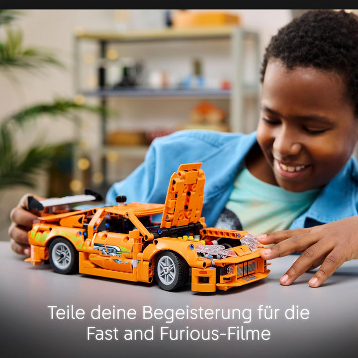LEGO Technic Fast and Furious Toyota Supra MK4 - Spielzeug Auto - Mit 6-Zylinder-Motor & aufklappbar