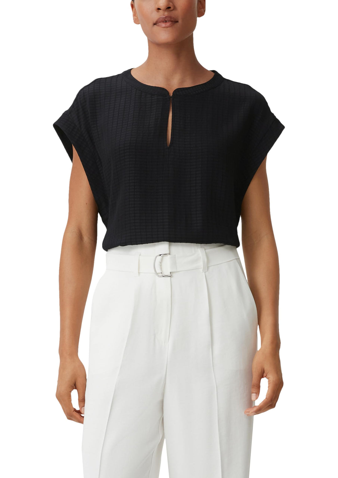 comma Damen Bluse, 34 9999 Schwarz