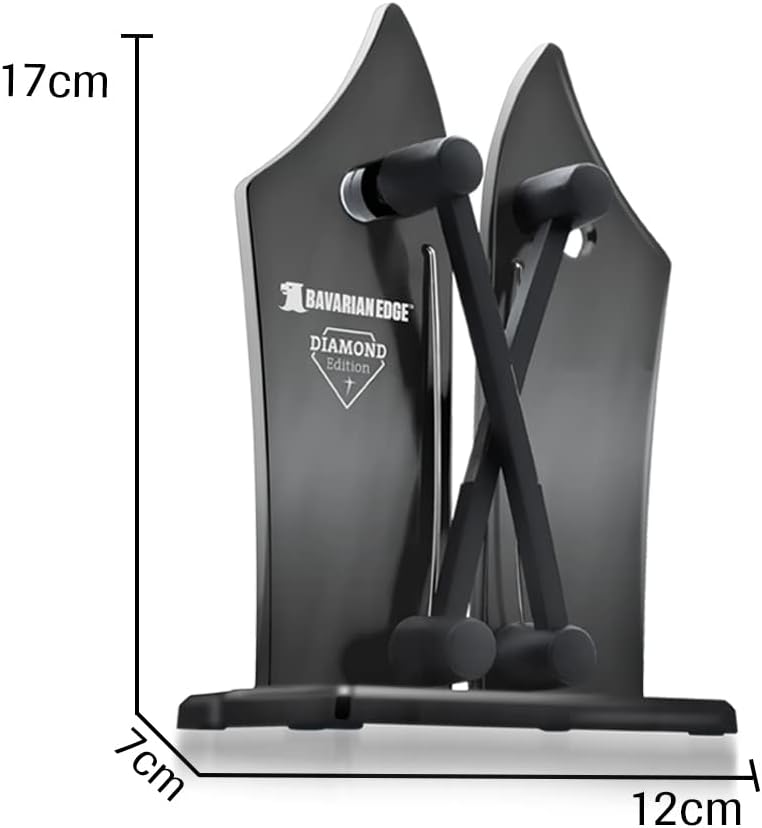 Bavarian Edge Messerschärfer DELUXE Set – Messerschleifer für alle Messer inklusive Sägemesser – Mes