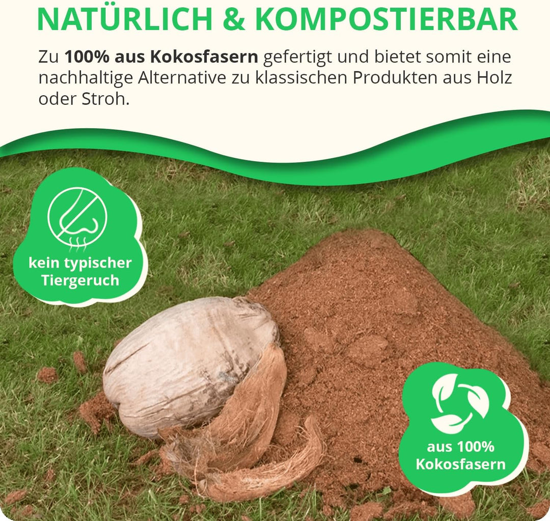 Allkokos Kokoskleintiereinstreu (2x40 Liter) 2 x 40 Liter Kokoseinstreu, 2 x 40 Liter Kokoseinstreu