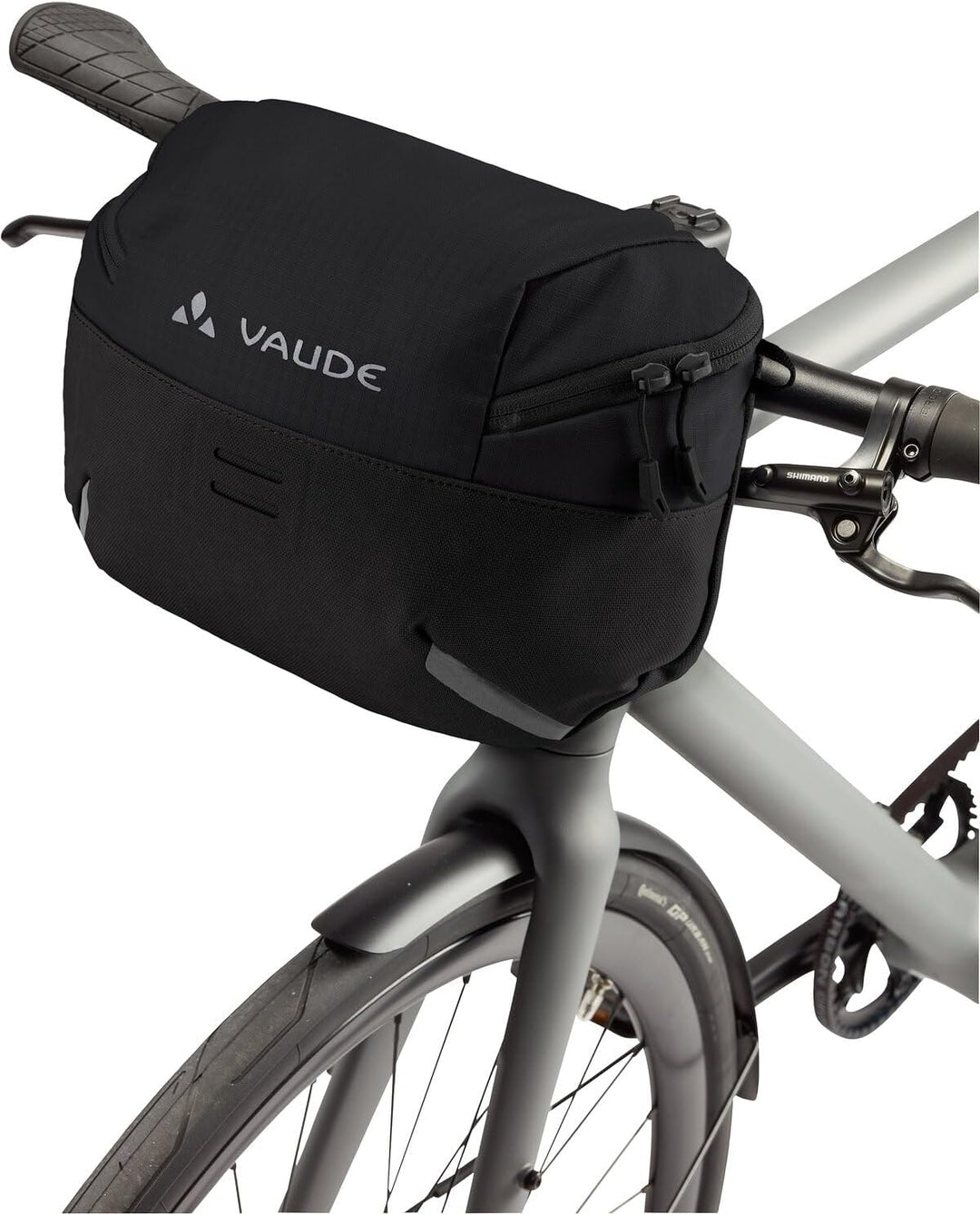 VAUDE Fahrrad 2in1 Lenkertasche &amp; Umhängetasche CityBox Bike II, 4 Liter Volumen, Black, Einheitsgrö