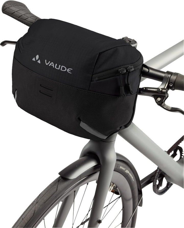 VAUDE Fahrrad 2in1 Lenkertasche &amp; Umhängetasche CityBox Bike II, 4 Liter Volumen, Black, Einheitsgrö