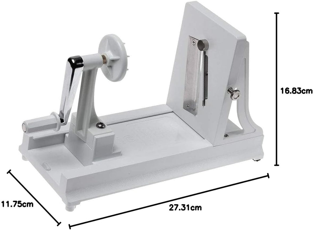 Benriner Turning Slicer, with 4 Japanese Stainless Steel Blades, White Turning Slicer, White, Turnin