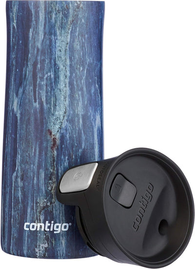 Contigo Pinnacle Autoseal Thermobecher, Edelstahl-Reisebecher, Isolierbecher, auslaufsicher, Kaffeeb