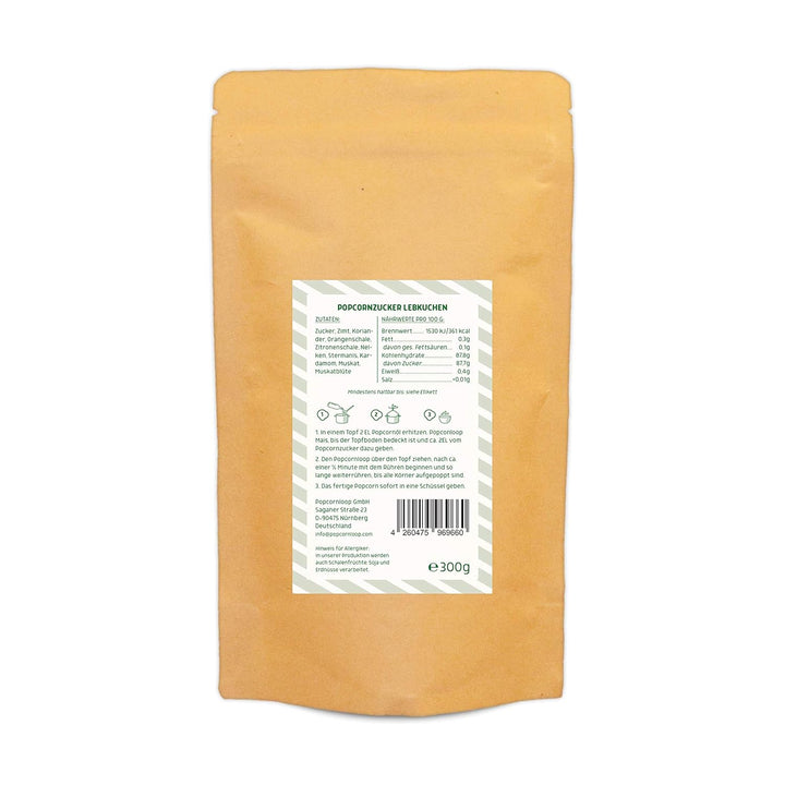Popcornloop Lebkuchen 300g Gewürz Popcornzubereitung Popcorn Mais Gewürz zum Verfeinern Kochen Backe