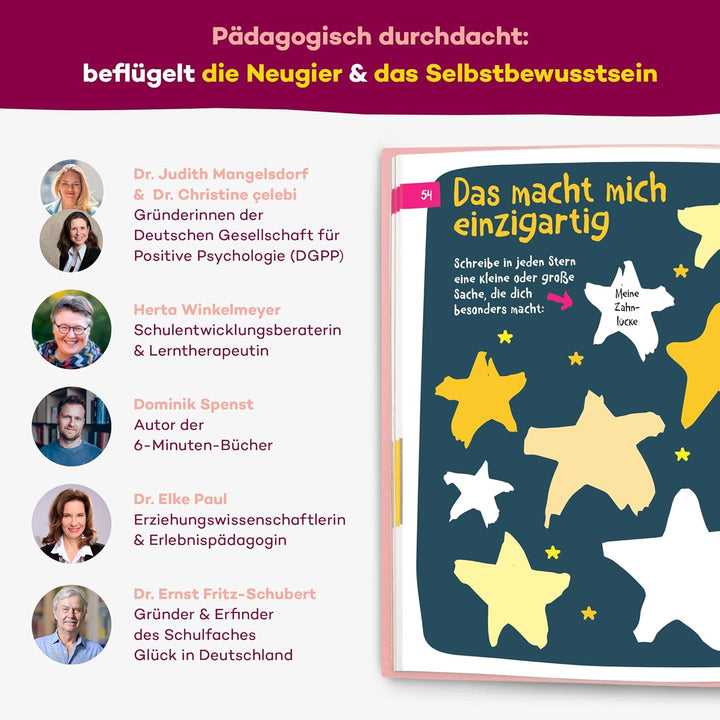 Das 6-Minuten Tagebuch für Kinder | Tagebuch für Mädchen | Dankbarkeitstagebuch für mehr Selbstbewus