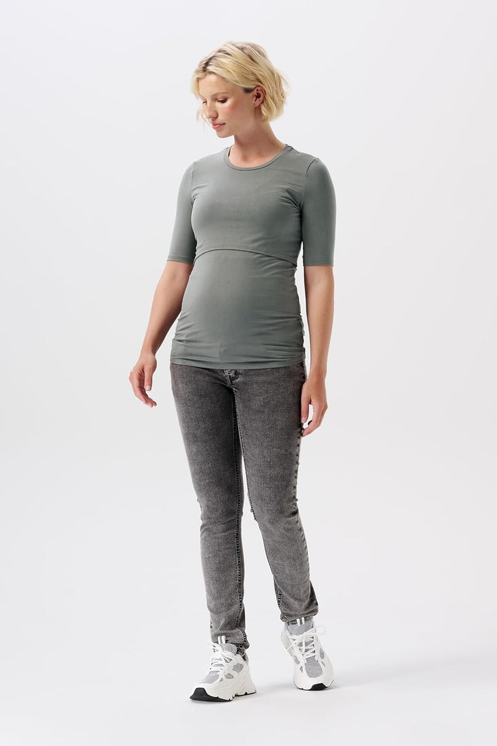 Noppies Damen Avi Skinny Fit OTB Jeans 26 Grey Denim - P328, 26 Grey Denim - P328