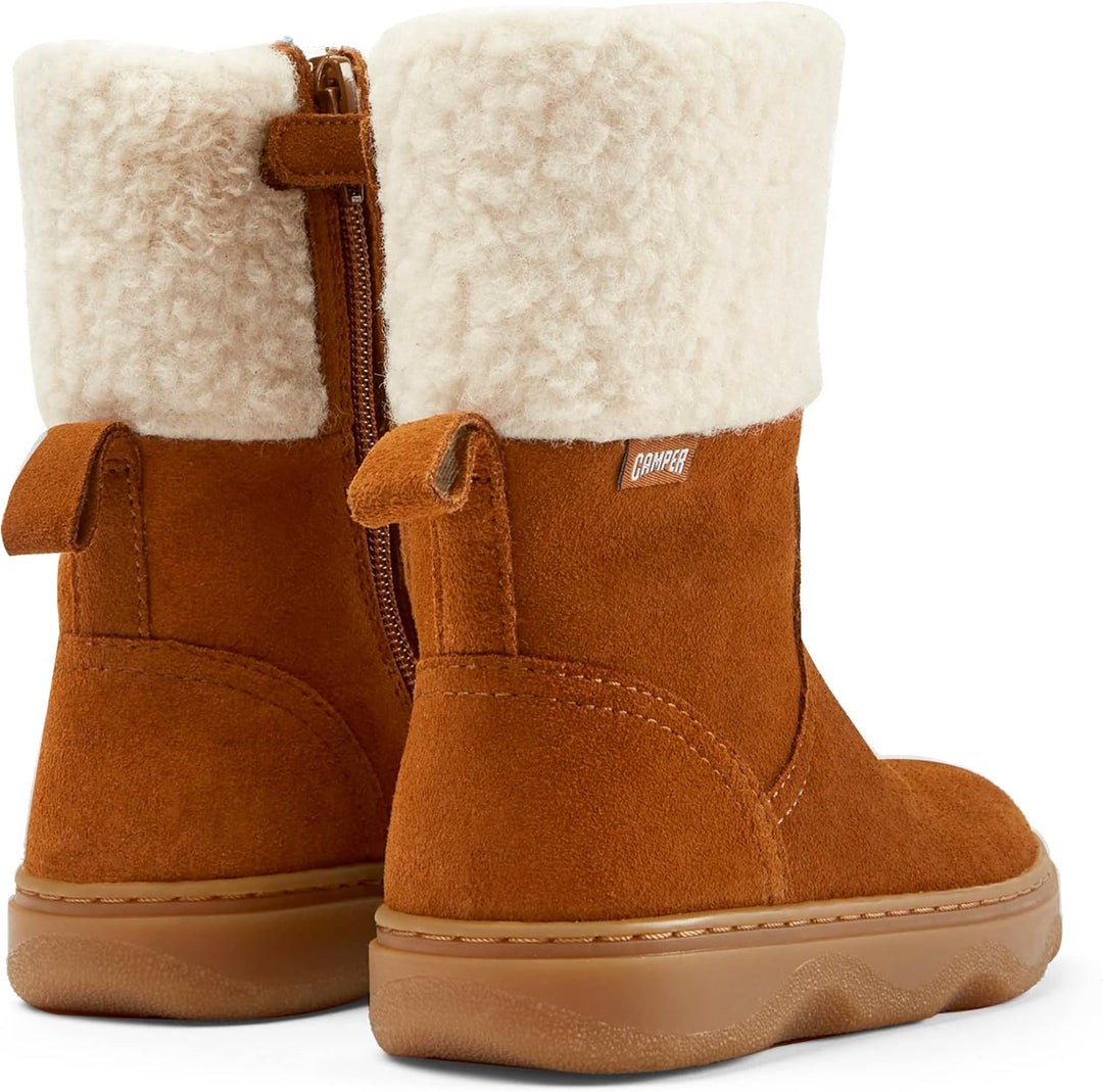 Camper Baby - Mädchen Kiddo Kids K900280Ankle Boot 25 EU Braun 005, 25 EU Braun 005