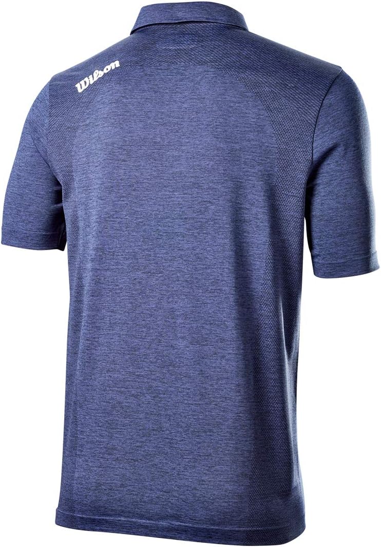 Wilson Herren Staff Model Polo Polo Shirt S Blau, S Blau