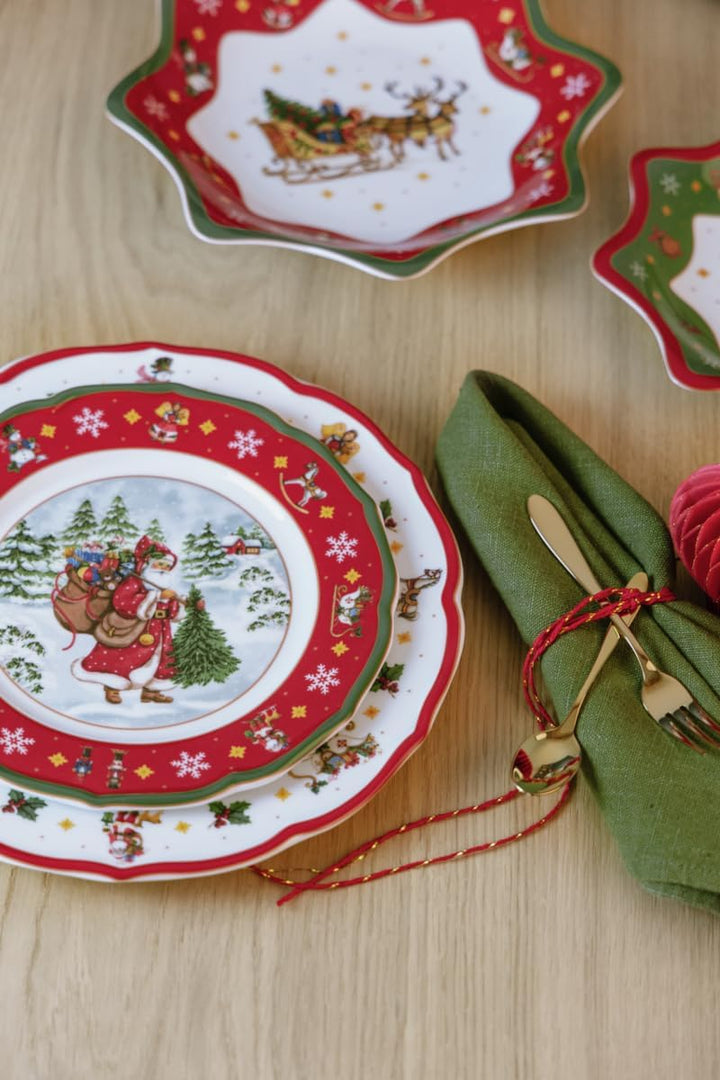 Hutschenreuther Happy Wintertime Set 4 teilig - red