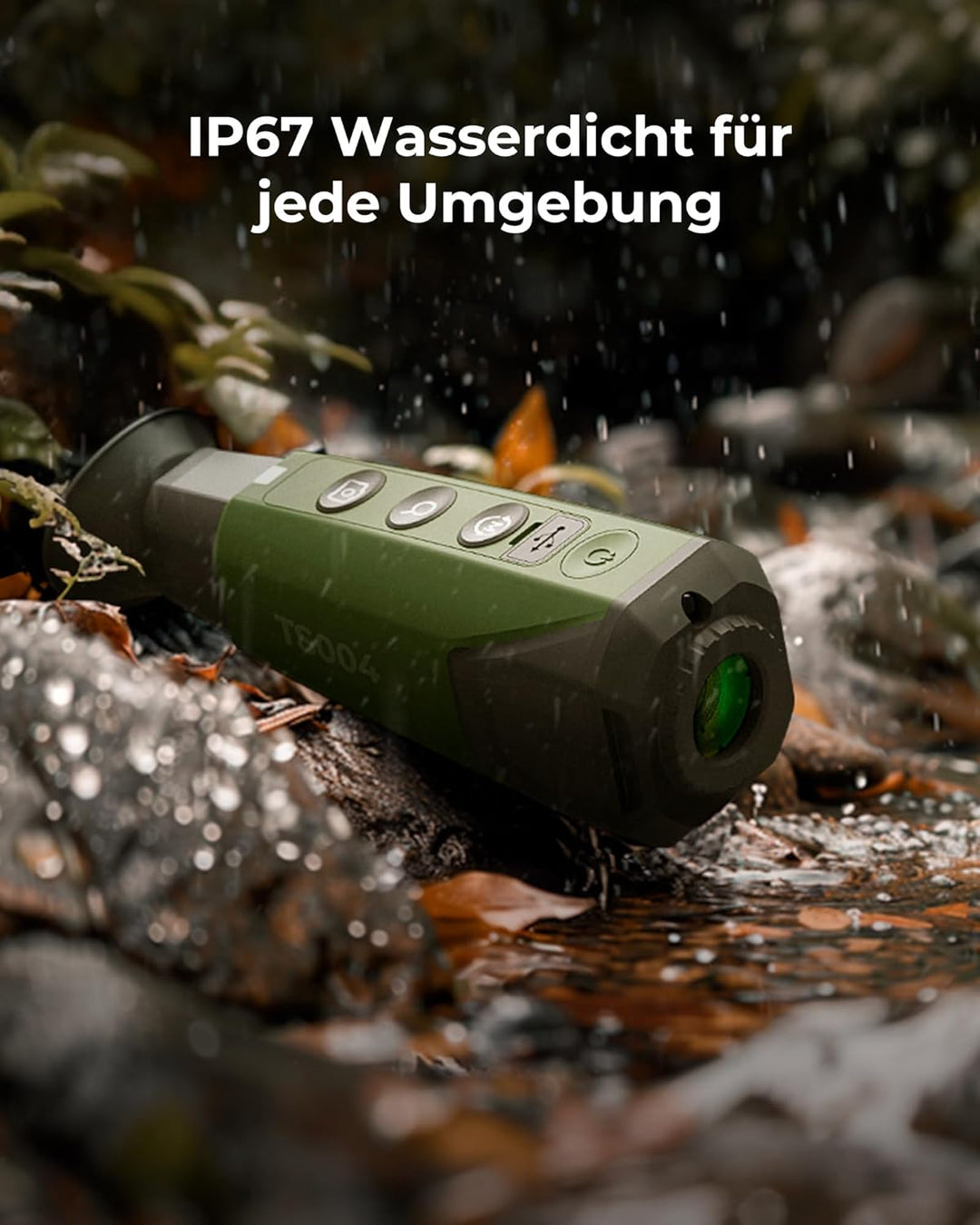 TOPDON TS004 Wärmebildkamera Jagd, 320x240 TISR IR-Auflösung 50Hz Wärmebild-Monokular, 13mm Objektiv