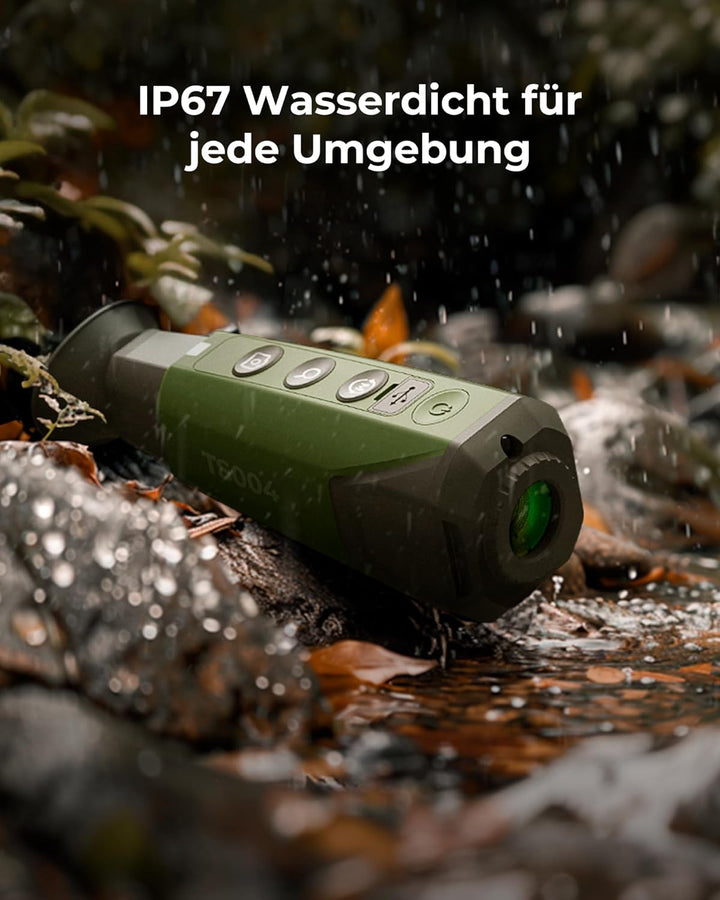TOPDON TS004 Wärmebildkamera Jagd, 320x240 TISR IR-Auflösung 50Hz Wärmebild-Monokular, 13mm Objektiv