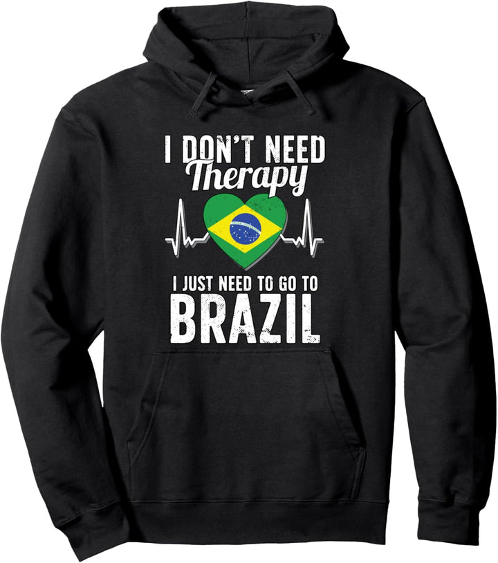 Brasilianische Flagge I Brasilien Flagge I Urlaub Brasilien Pullover Hoodie