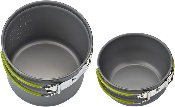 Cozyswan Picknick Topf Camping Kochgeschirr Campinggeschirr Outdoor Wandern Cookware Set, aus Legier