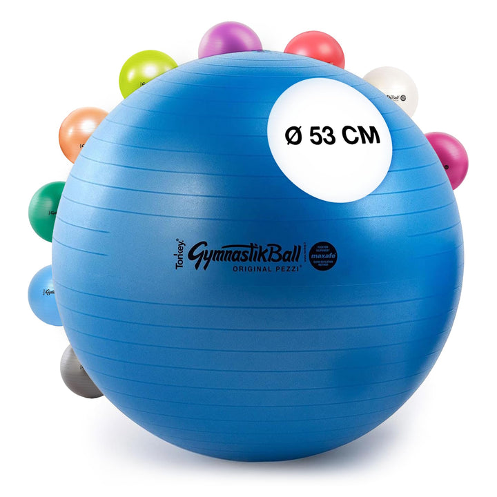 PEZZI Original Gymnastikball MAXAFE Ø 42 cm bis 75 cm Sitzball Gymnastik Sport Ball Büro Fitness Reh