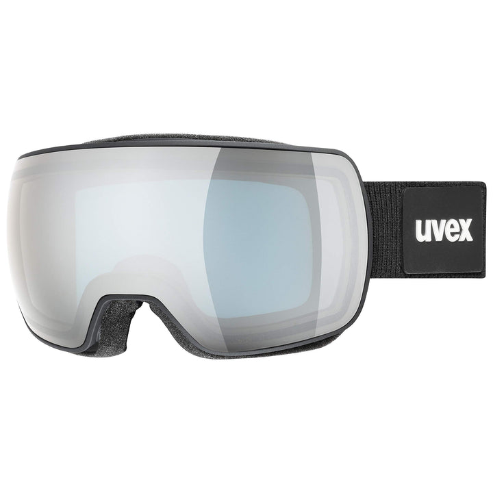 Uvex Unisex Compact Fm Skibrille (1er Pack) Einheitsgrösse black mat/silver-blue, Einheitsgrösse bla