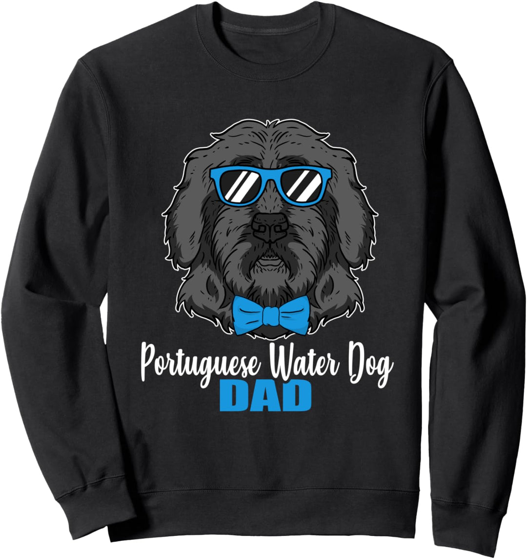 Lustiges Hunde Papa Geschenk Portugiesischer Wasserhund Hund Sweatshirt