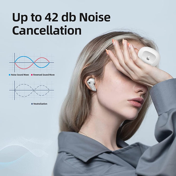 Edifier NeoBuds Pro Hi-Res TWS Kopfhörer mit Hybrid ANC (43dB), LHDC & LDAC, Knowles-Treiber, Krista