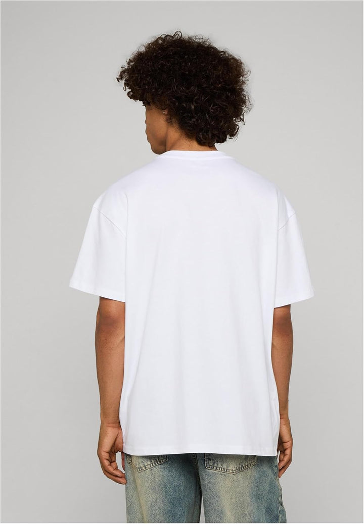 Mister Tee Herren Wu Tang Staten Island Oversize Tee 5XL Weiss, 5XL Weiss