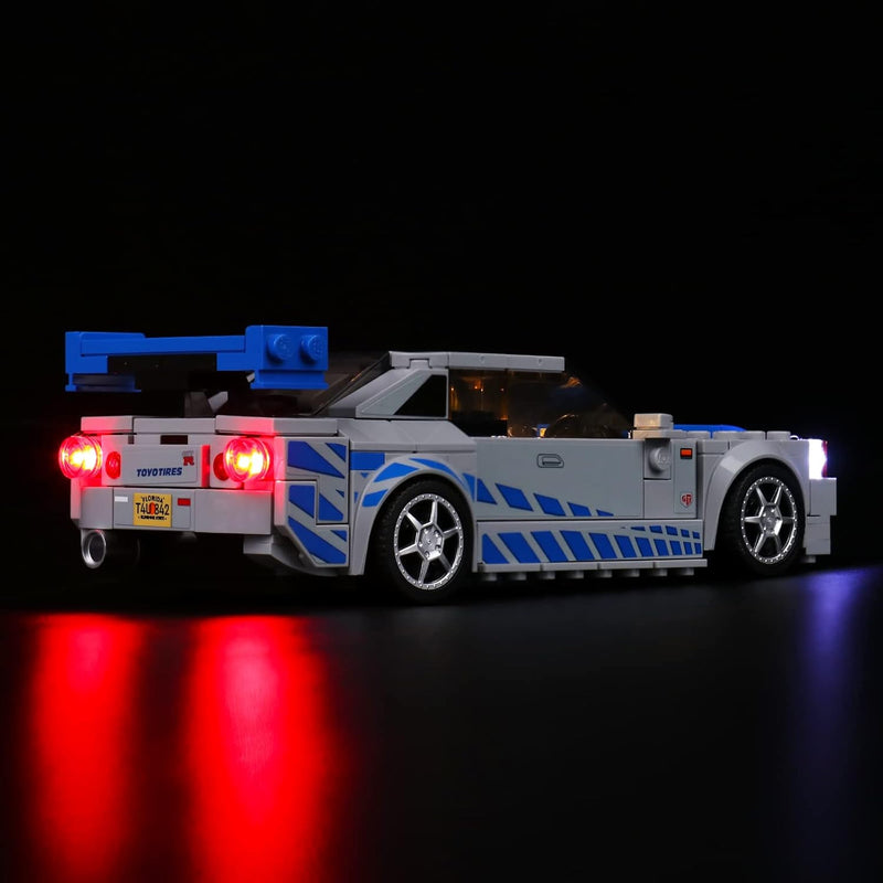 Led Licht Set Kompatibel mit Lego Nissan Skyline GT-R, Dekorationsbeleuchtungsset Compatible with Le