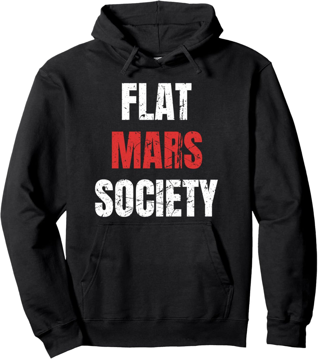 Distressed/Vintage Flat Mars Society Pullover Hoodie
