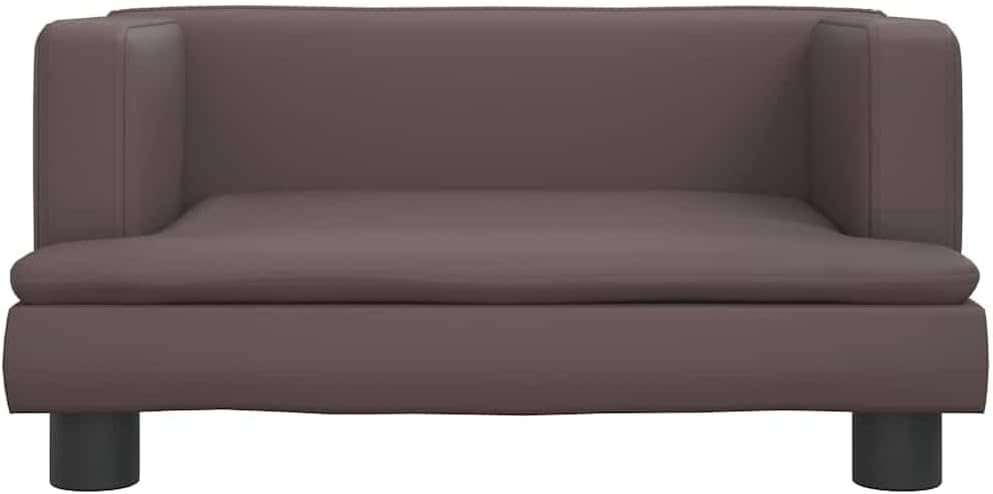 vidaXL Kindersofa Braun 60x40x30 cm Kunstleder 60 x 40 x 30 cm Braun, 60 x 40 x 30 cm Braun