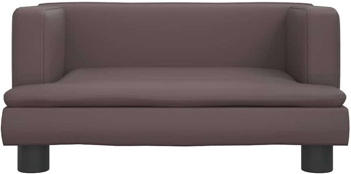 vidaXL Kindersofa Braun 60x40x30 cm Kunstleder 60 x 40 x 30 cm Braun, 60 x 40 x 30 cm Braun