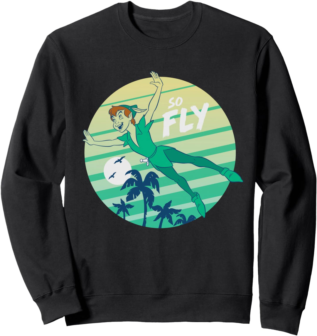 Disney Peter Pan So Fly Retro Stripes Sweatshirt