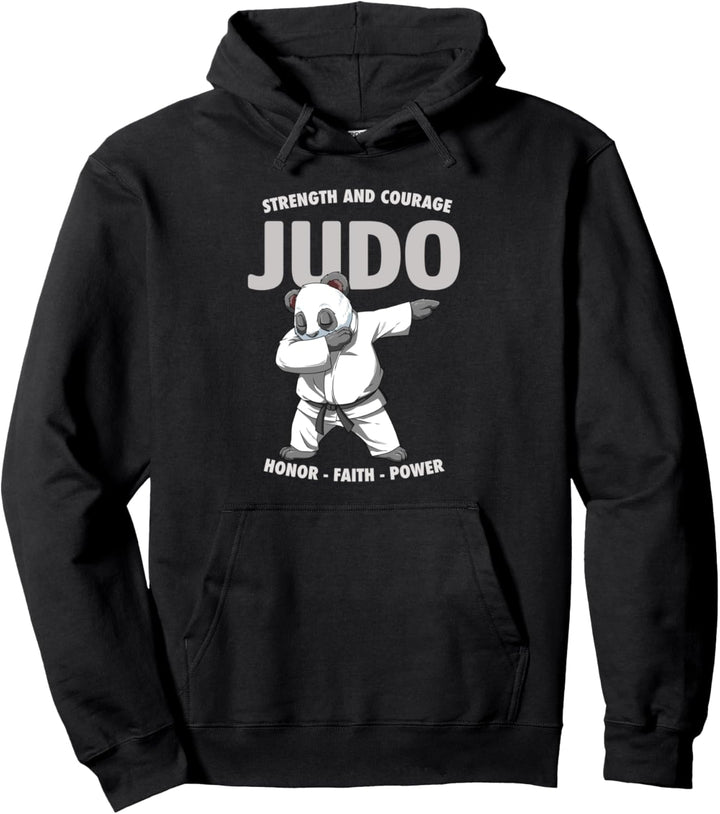 Dabbing Funny Judo Panda - Judoka Judoist Japanische Pullover Hoodie
