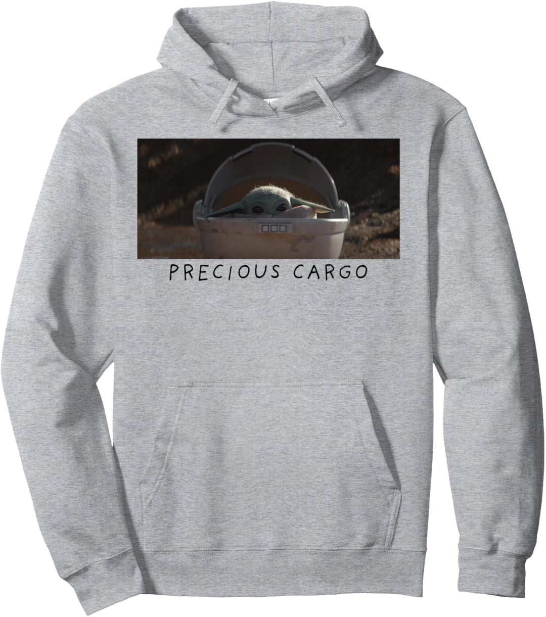 Star Wars The Mandalorian The Child Precious Cargo Frame Pullover Hoodie