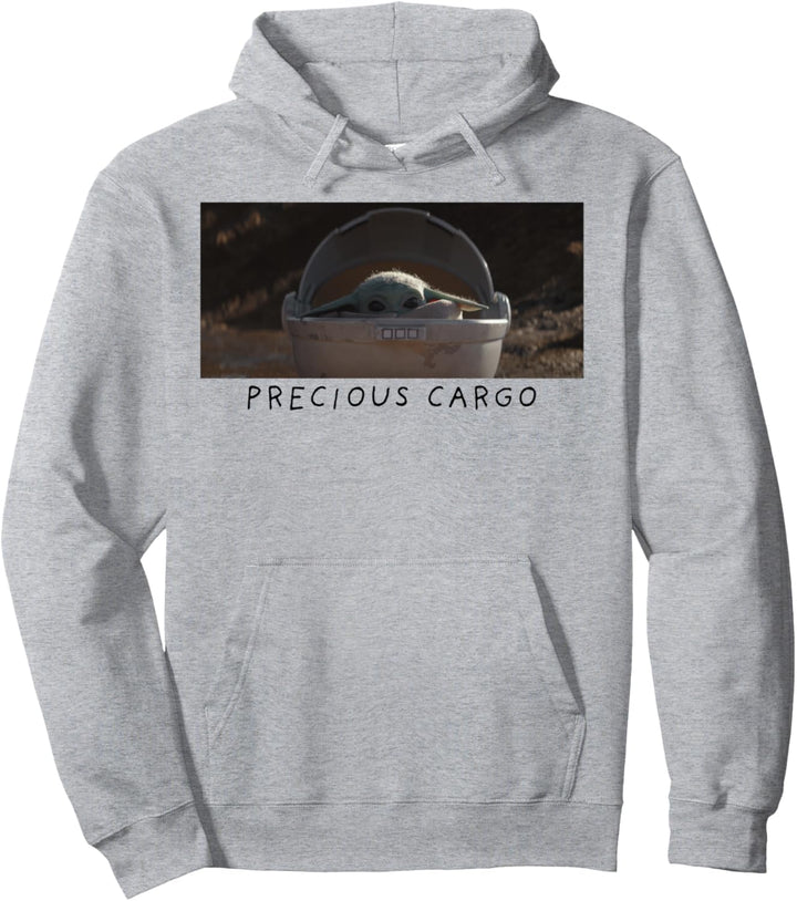 Star Wars The Mandalorian The Child Precious Cargo Frame Pullover Hoodie