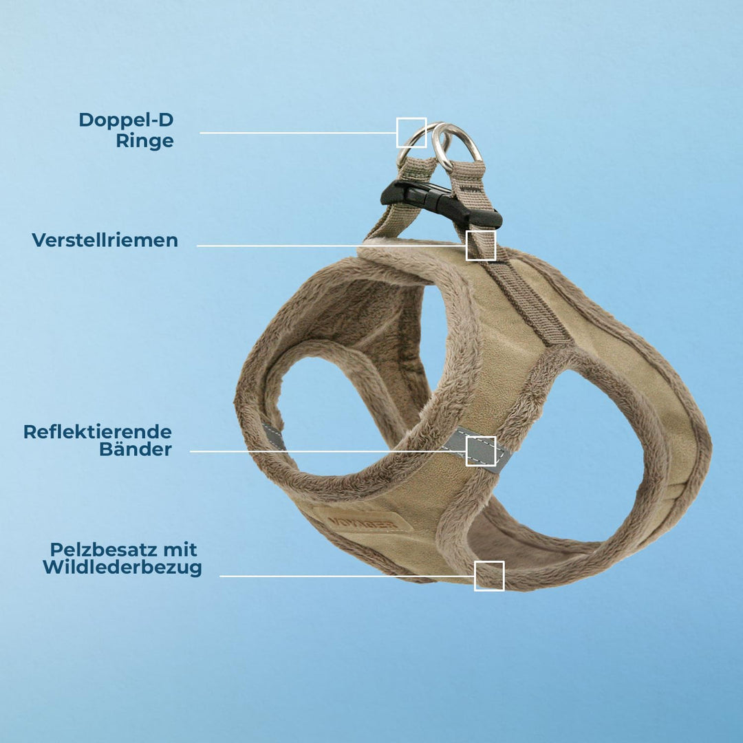 Voyager Step-In Plüsch-Hundegeschirr by Best Pet Supplies - Step-In-Westengeschirr für kleine und mi