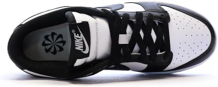 Nike Herren Dunk Low Retro Basketballschuh 38.5 EU Weiss Schwarz und Weiss, 38.5 EU Weiß Schwar